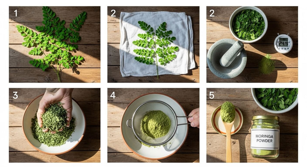 How to Make Moringa Powder at Home Without Dehydrator