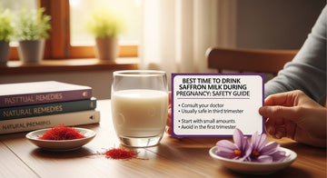 Best Time to Drink Saffron Milk During Pregnancy: Safety Guide