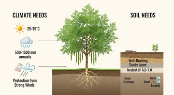 Moringa Tree Growing Zone: Climate & Soil Needs