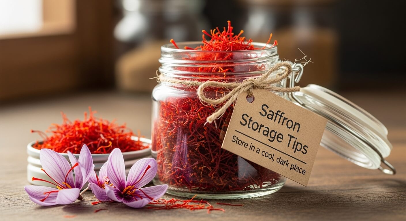 Saffron Tips How to Store Saffron Threads Long Term: Freshness Tips