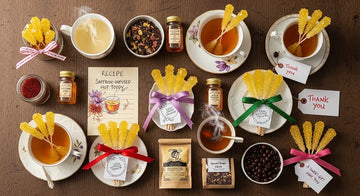 Saffron Rock Candy Stirrers: Uses & Gifting Ideas