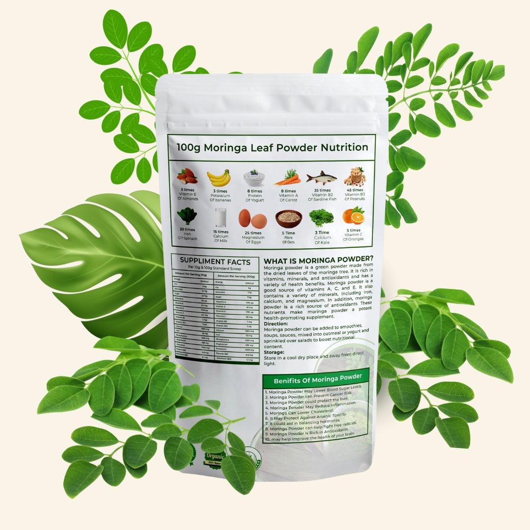 Organic Moringa Leaf Powder - 500g